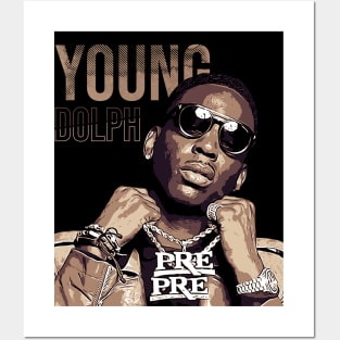 Young dolph Posters and Art